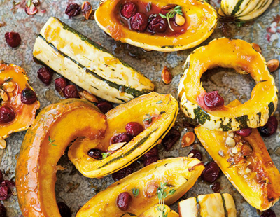 Thanksgiving, nutrition, food, diet, health, recipes, holiday recipes, holiday cooking, healthy holiday food, q by equinox, Carla Addison, Pittsburgh, PA, acorn squash, cranberry glaze, vegetables